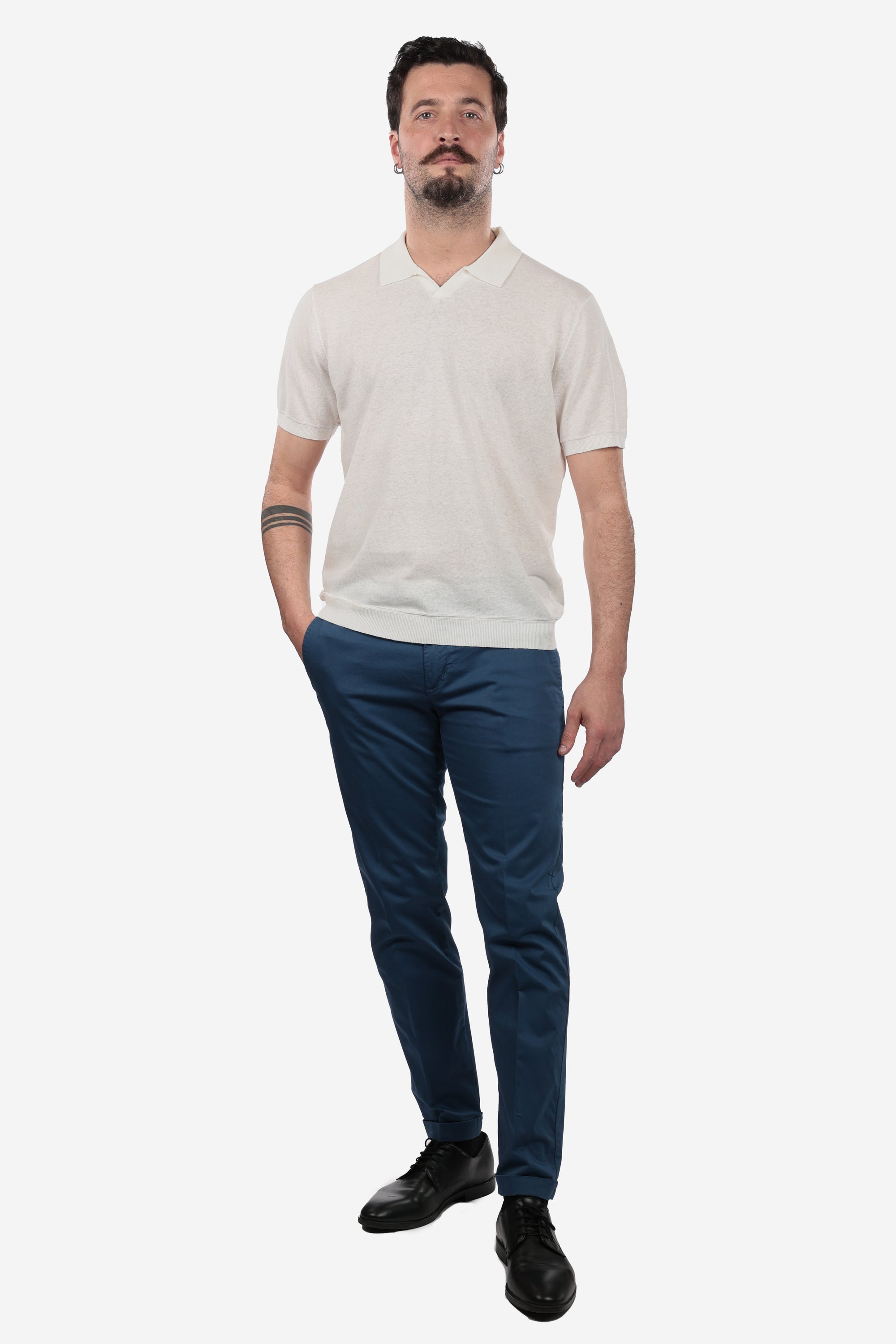 LINEN DERBY POLO