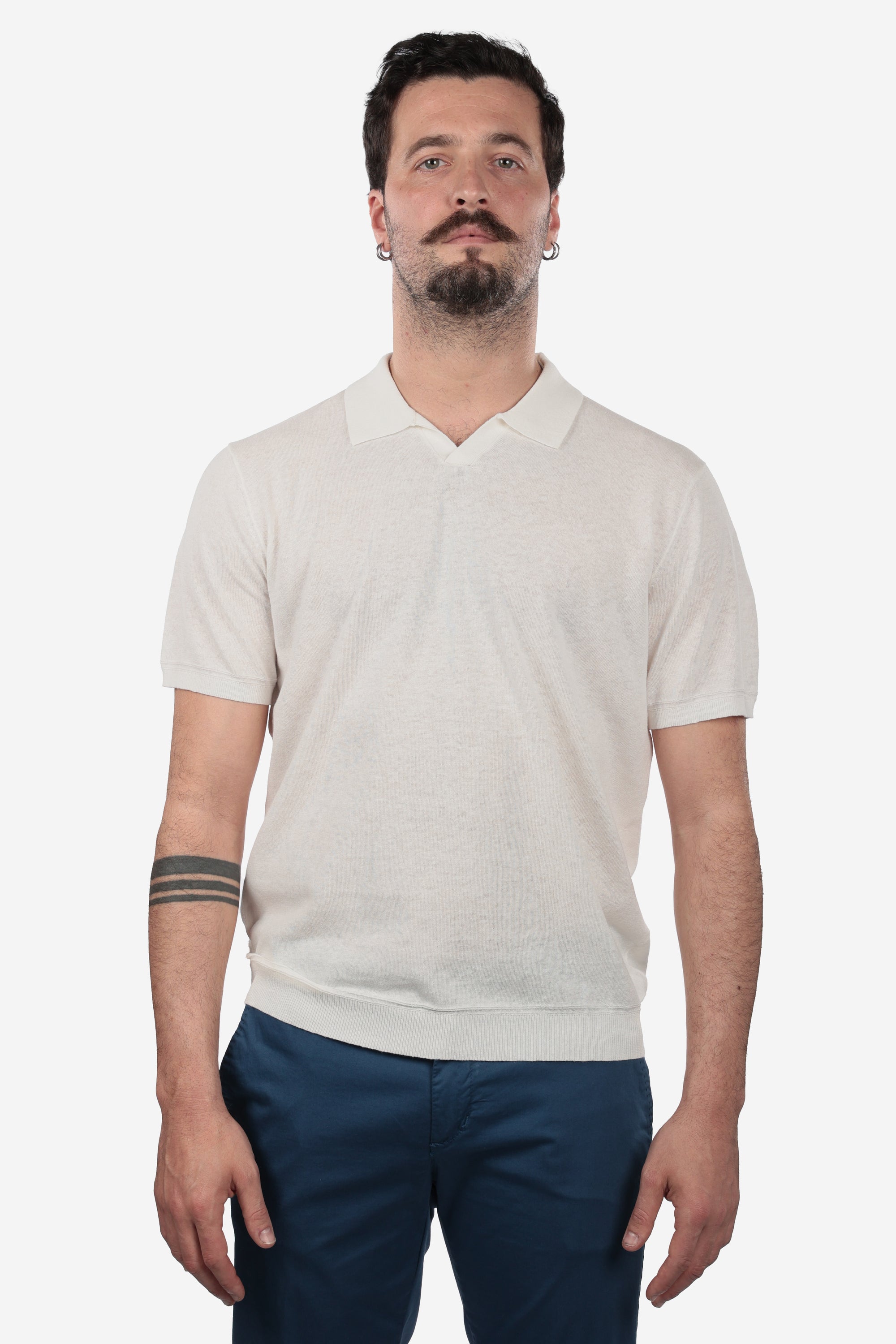 LINEN DERBY POLO