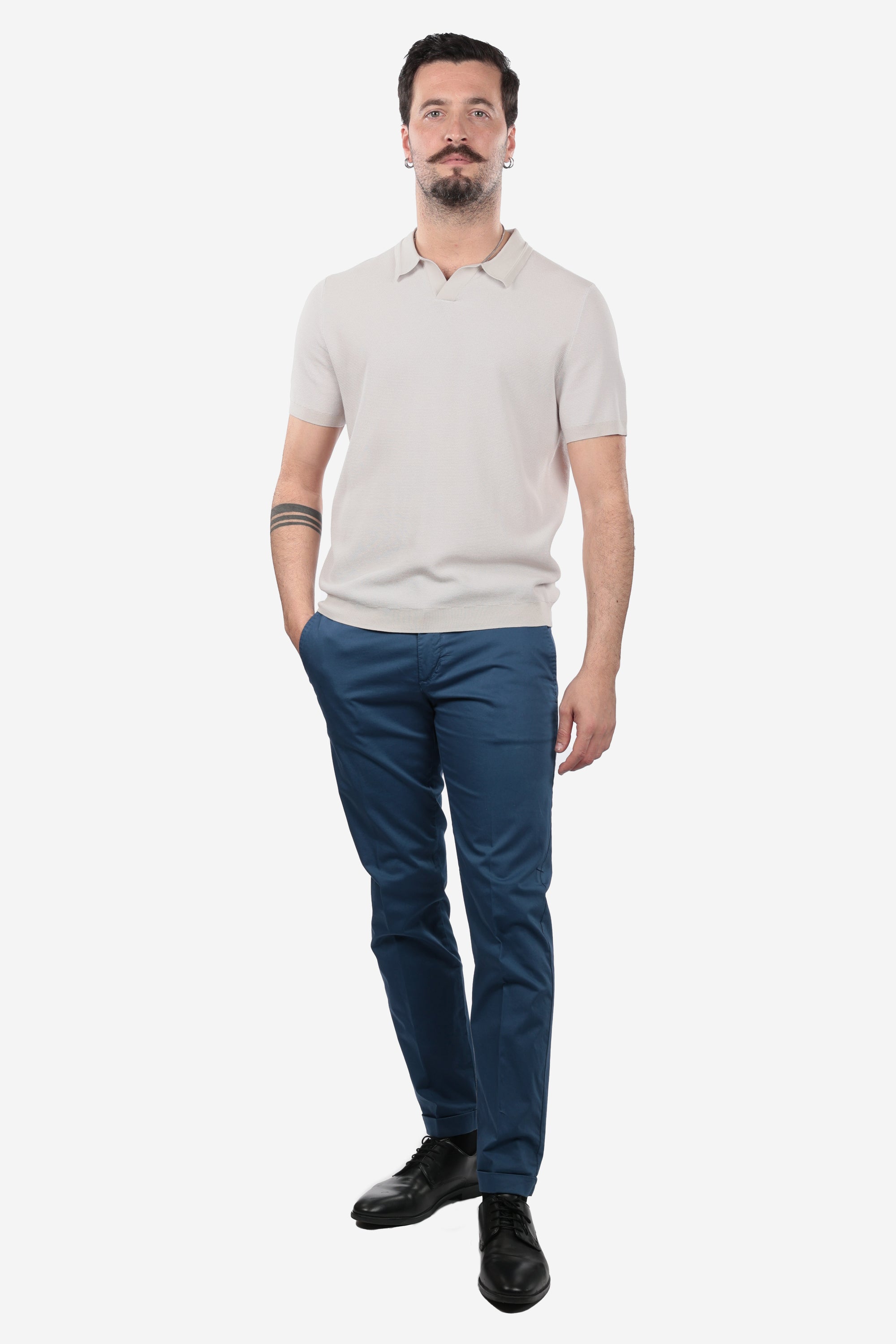 COTTON PIQUET POLO