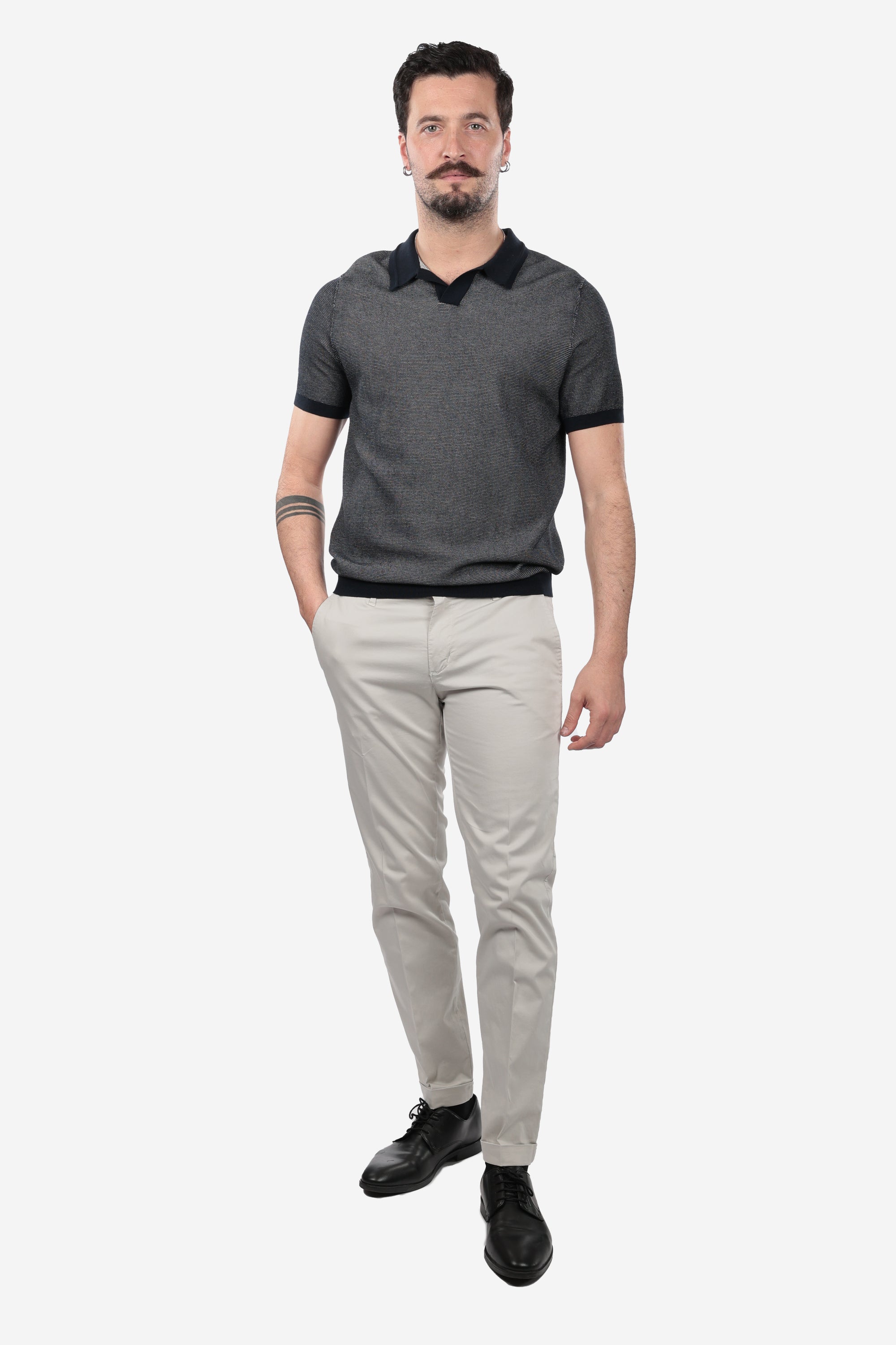 COTTON PIQUET POLO