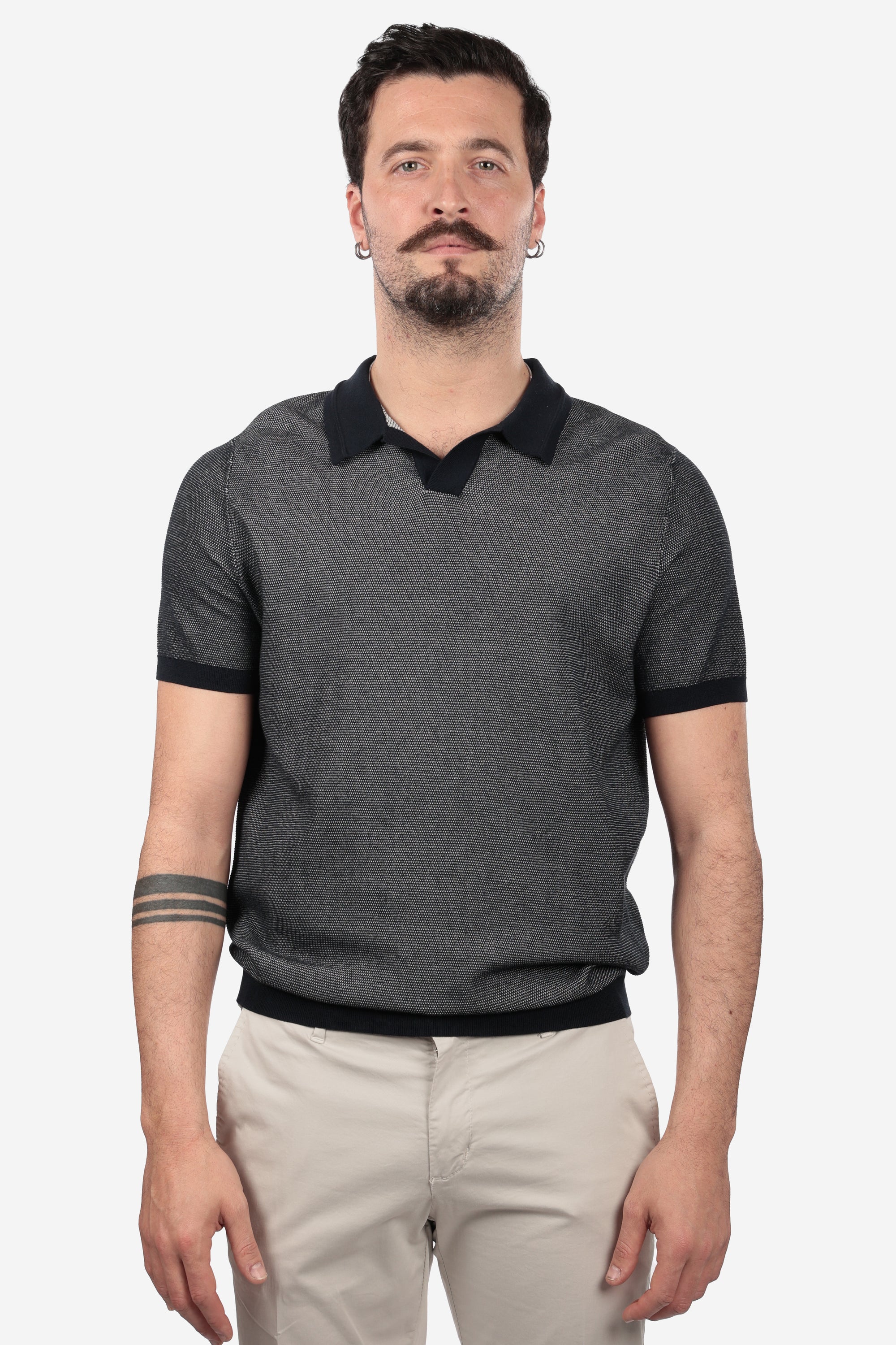 COTTON PIQUET POLO