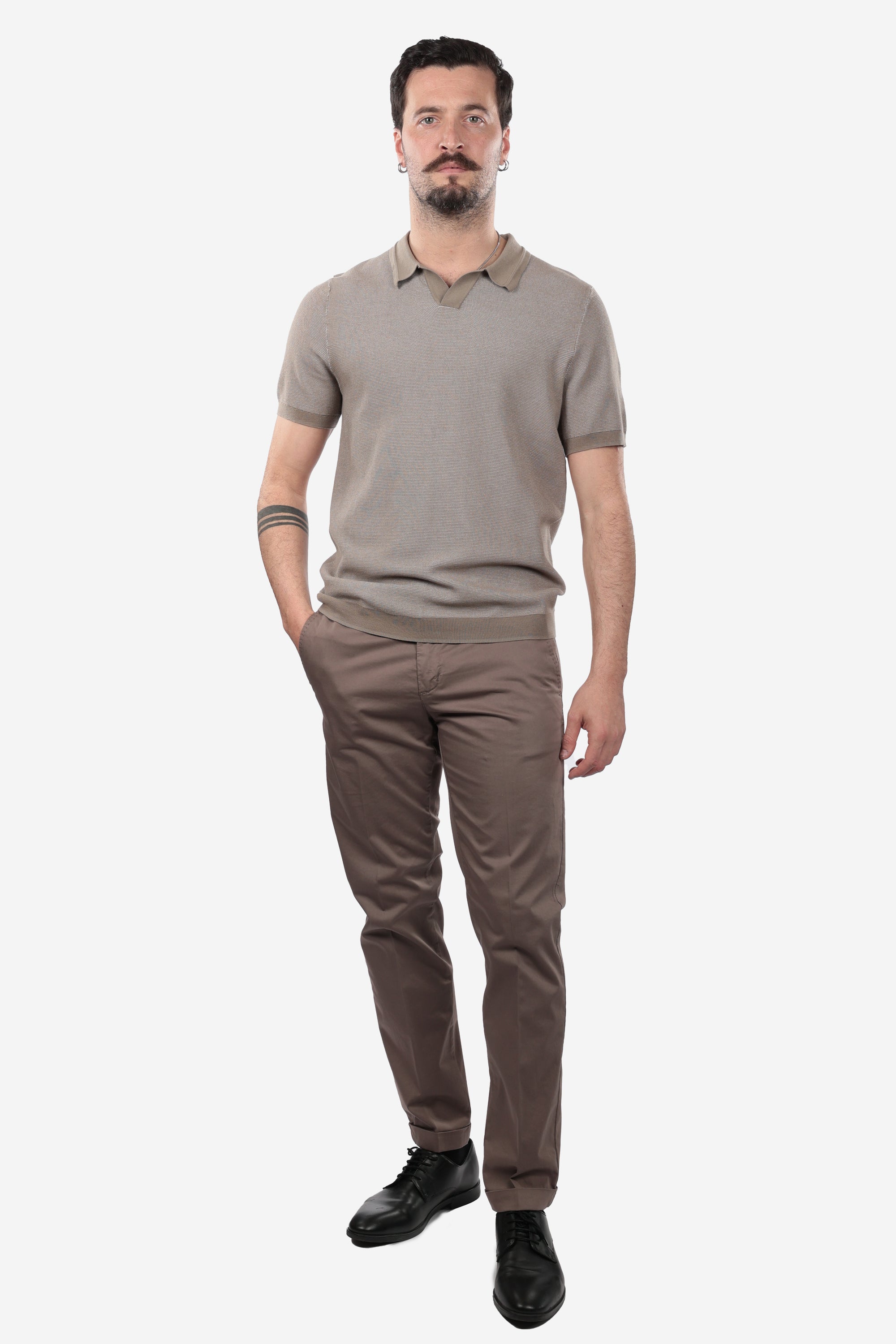 COTTON PIQUET POLO