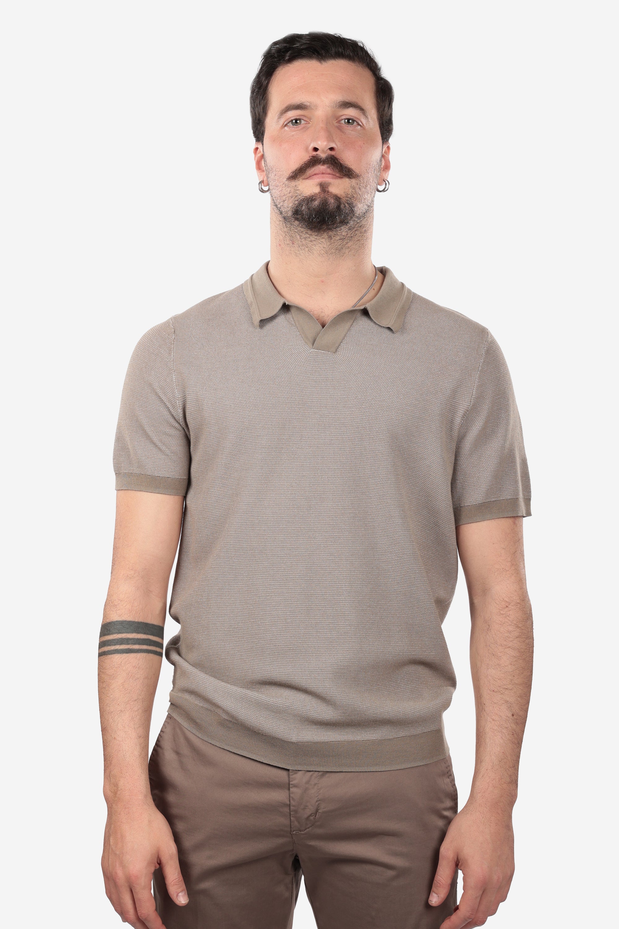 COTTON PIQUET POLO