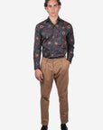CAMICIA A FANTASIA FACILE STIRO CERVO DENIM