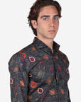 CAMICIA A FANTASIA FACILE STIRO CERVO DENIM