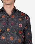 CAMICIA A FANTASIA FACILE STIRO CERVO DENIM