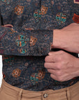 CAMICIA A FANTASIA FACILE STIRO CERVO DENIM