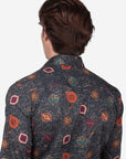 CAMICIA A FANTASIA FACILE STIRO CERVO DENIM