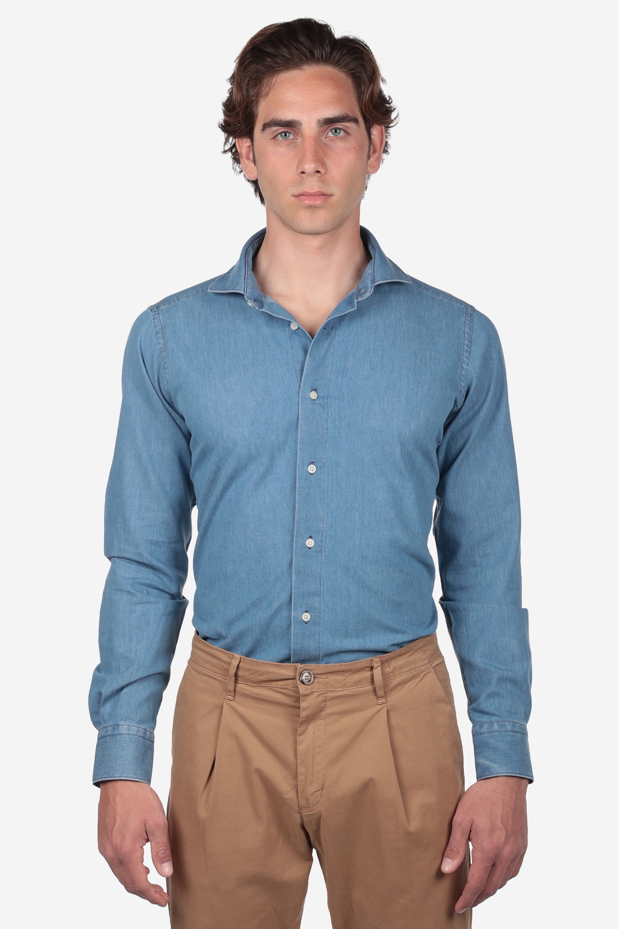 SOFT DARK DENIM SHIRT