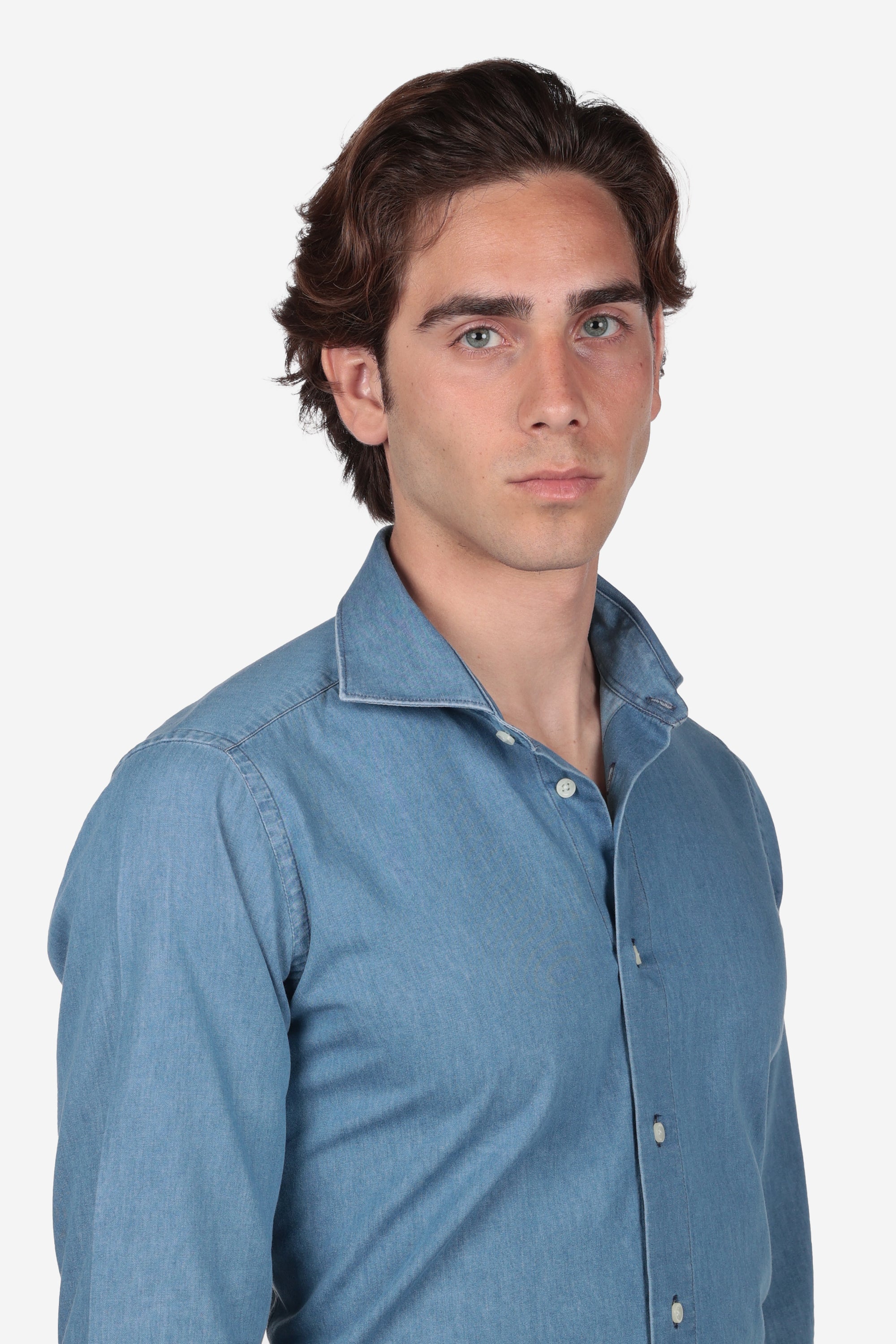 SOFT DARK DENIM SHIRT