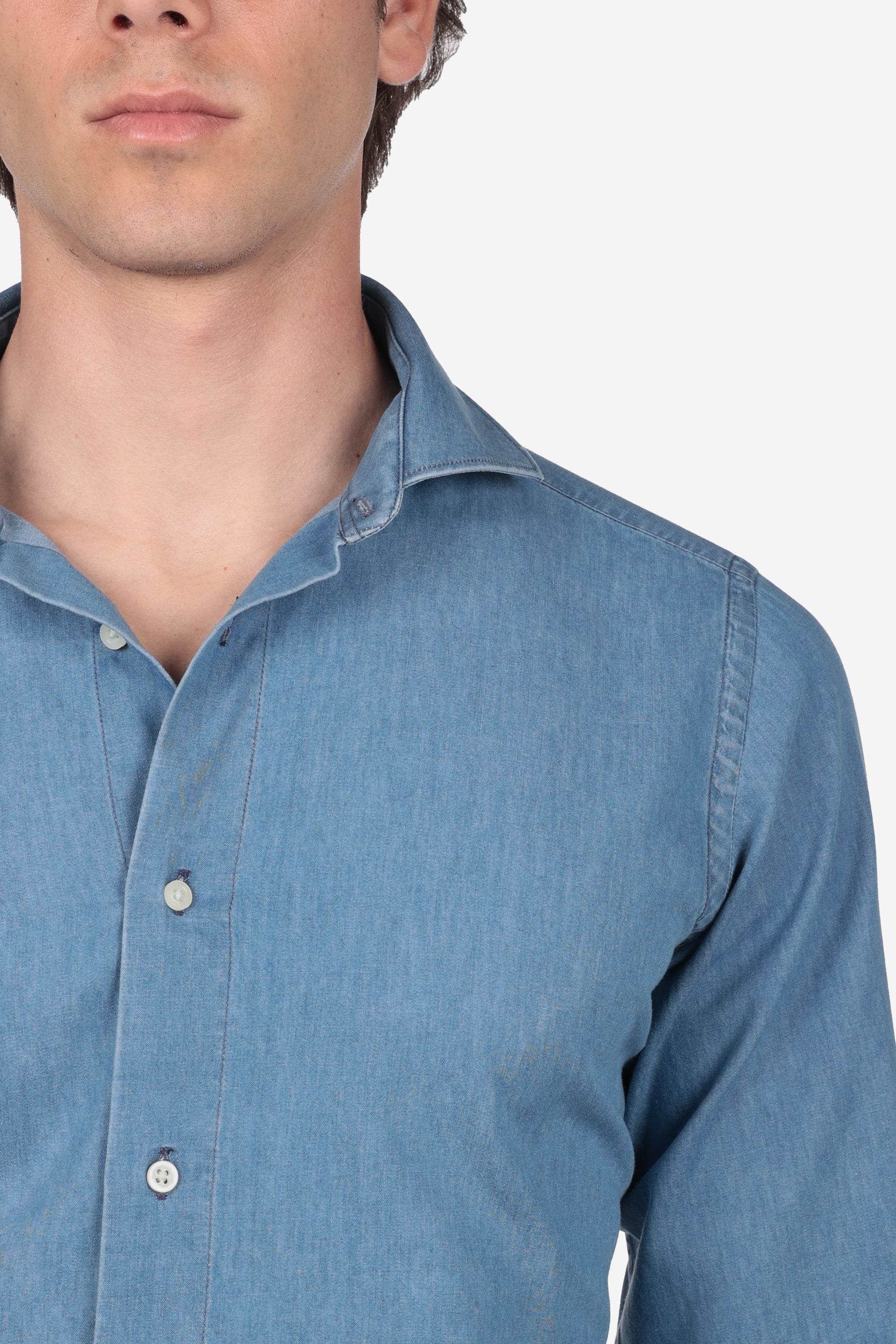 SOFT DARK DENIM SHIRT