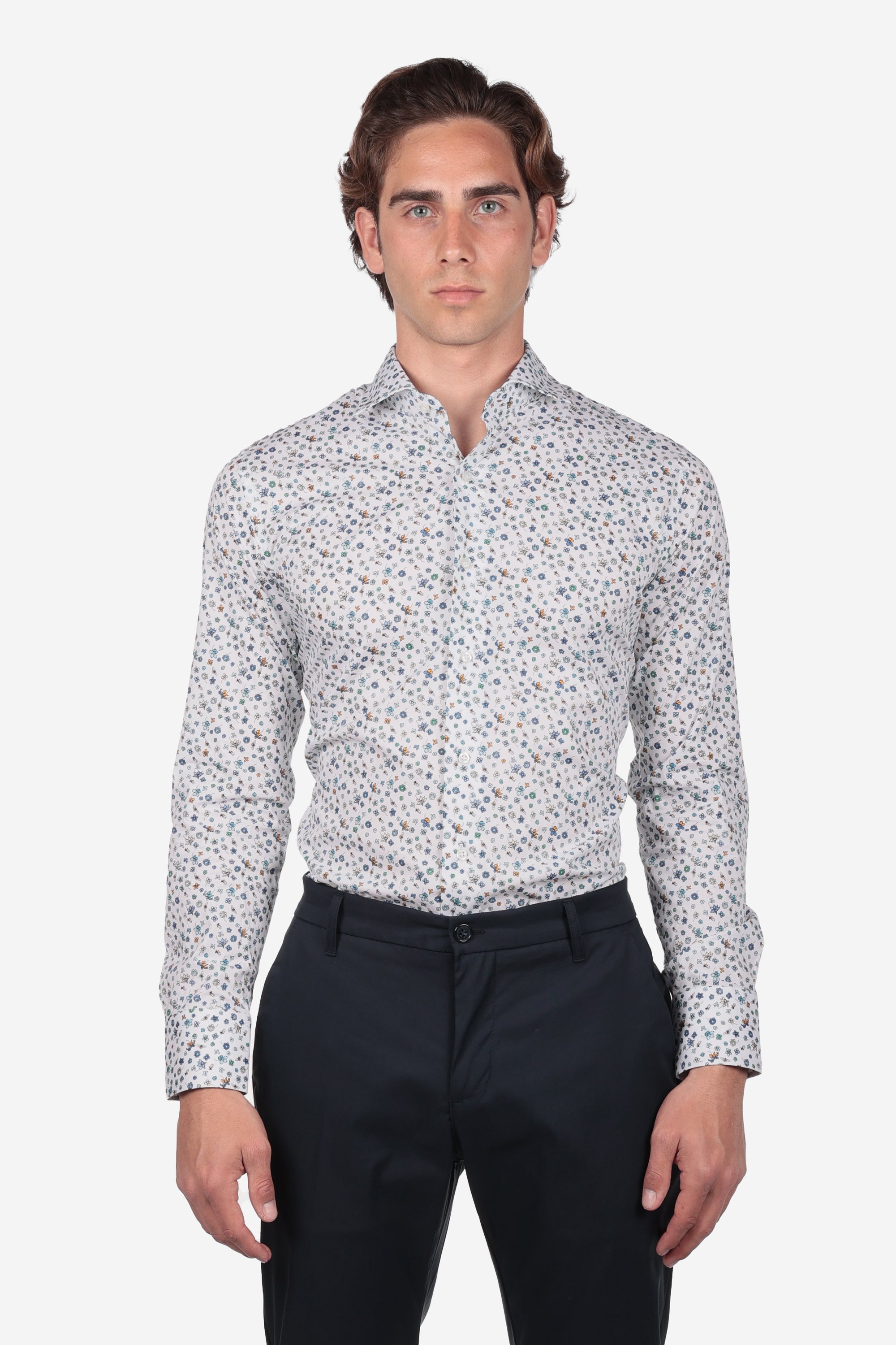 CAMICIA FANTASIA FACILE STIRO FLOWER
