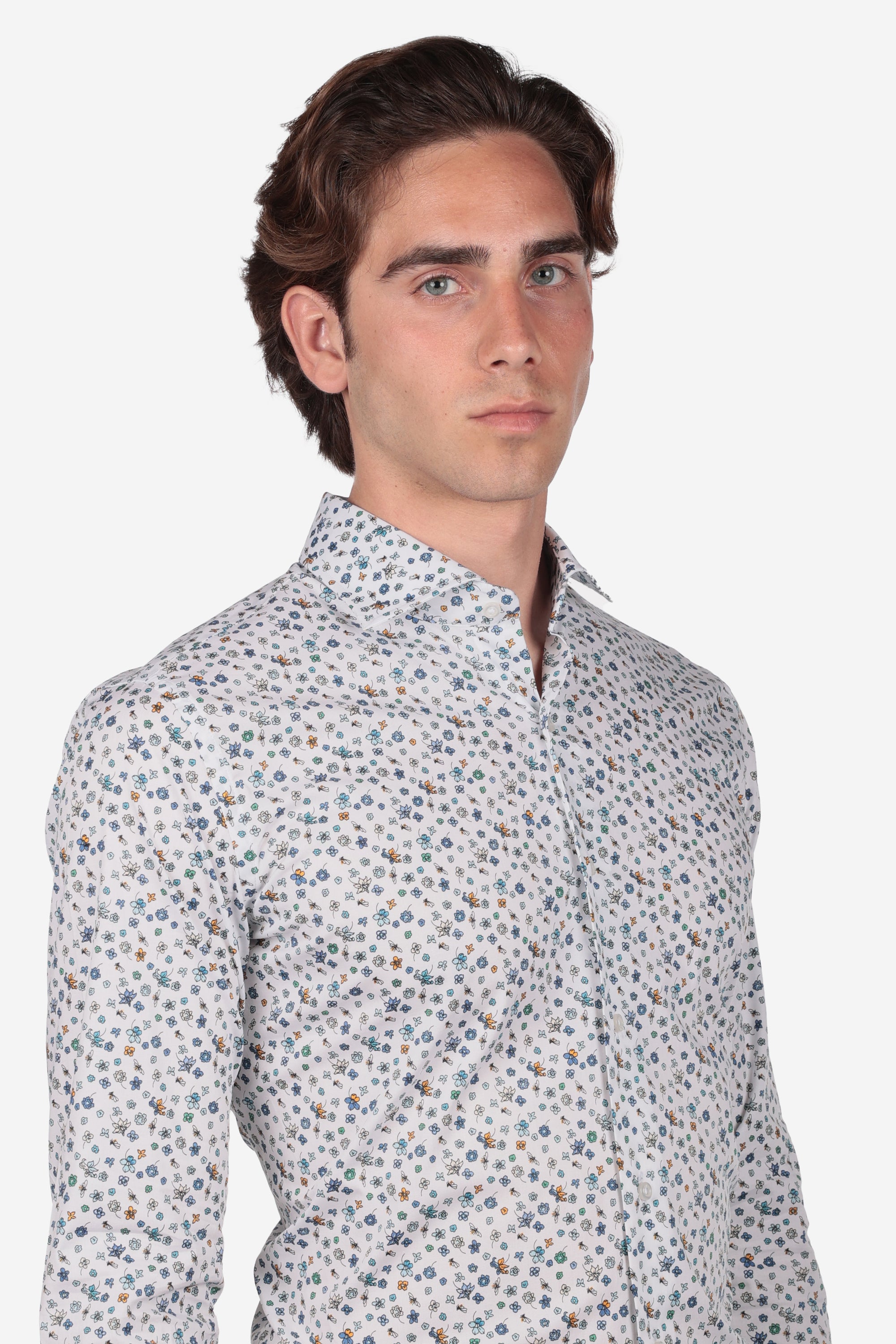 CAMICIA FANTASIA FACILE STIRO FLOWER