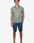 CAMICIA MEZZA MANICA A FANTASIA FACILE STIRO POSITANO