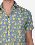 CAMICIA MEZZA MANICA A FANTASIA FACILE STIRO POSITANO