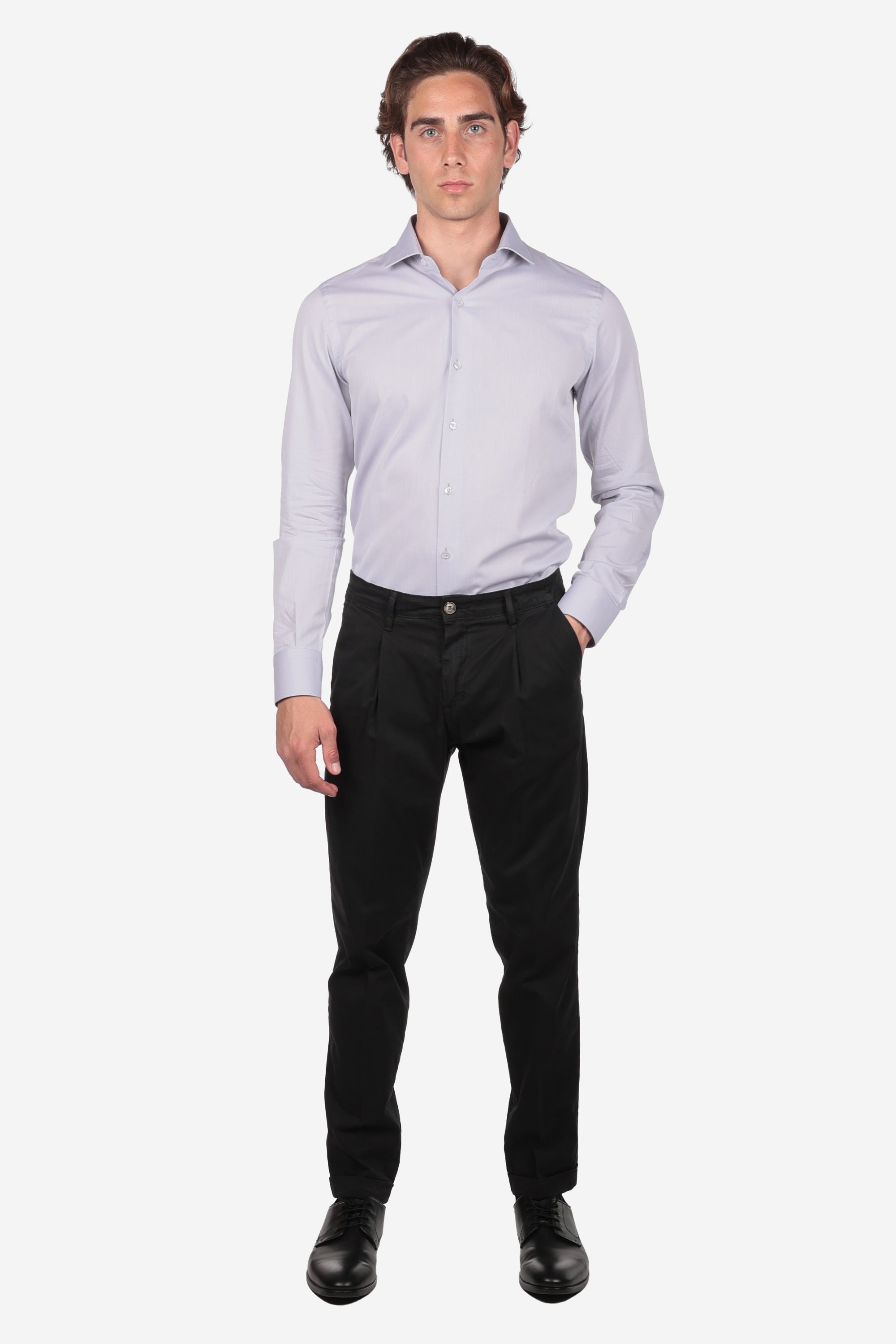 CAMICIA 100% COTONE TWILL