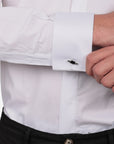 CAMICIA 100% COTONE CON POLSO GEMELLI