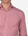 CAMICIA 100% COTONE RIGA EXTRA LARGA