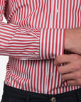 CAMICIA 100% COTONE RIGA EXTRA LARGA