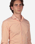 CAMICIA 100% COTONE RIGA EXTRA LARGA