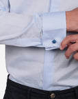 CAMICIA 100% COTONE CON POLSO GEMELLI