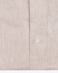 CAMICIA 100% LINO COREANA TINTA UNITA