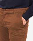PANTALONE IN RASO DI COTONE CALDO