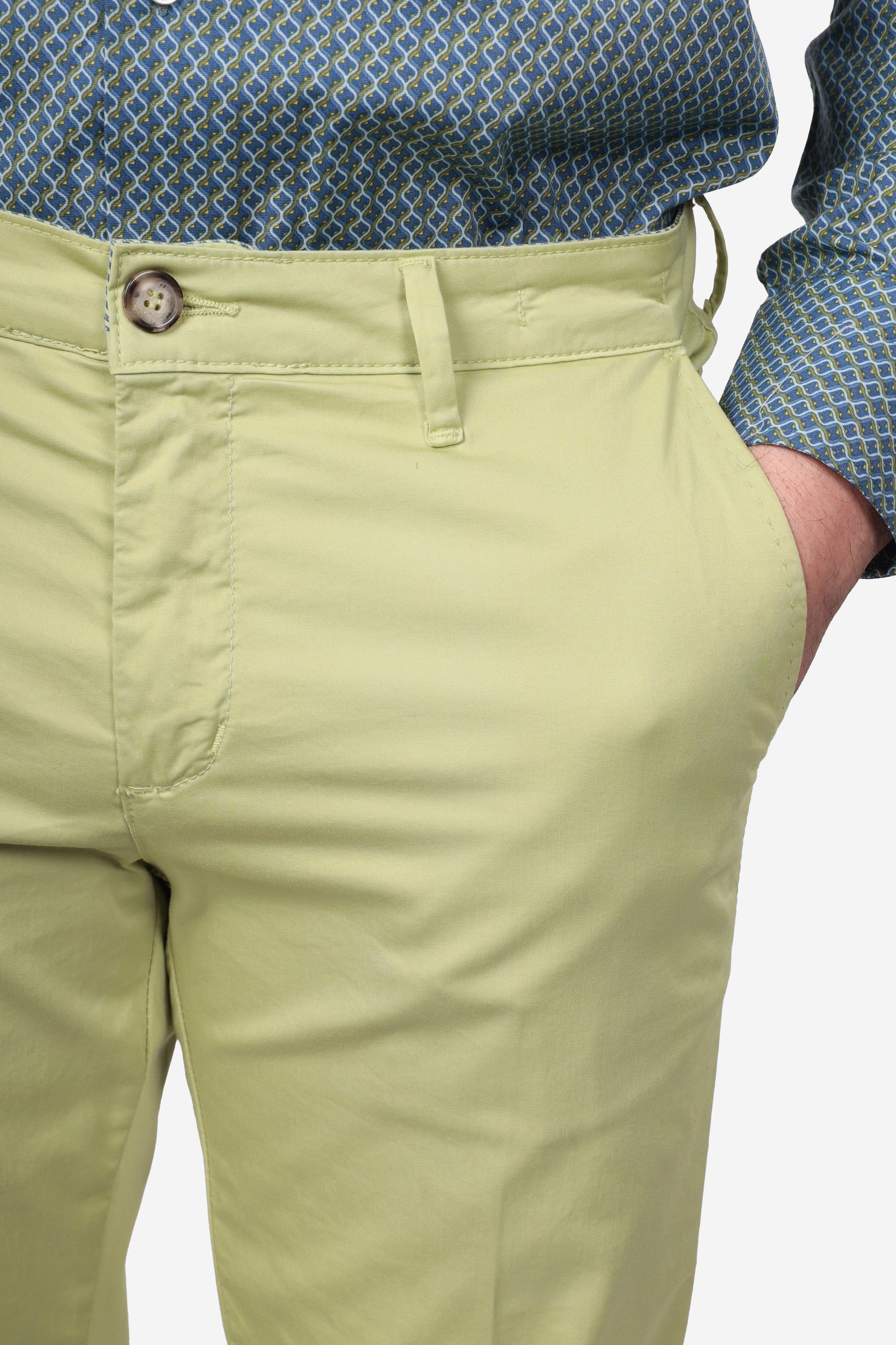 PANTALONE IN RASO DI COTONE