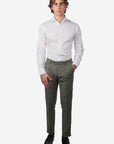 PANTALONE CLASSICO DA ABITO BRIN VERDE SCURO