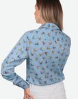 CAMICIA A FANTASIA FACILE STIRO VESPETTA DONNA
