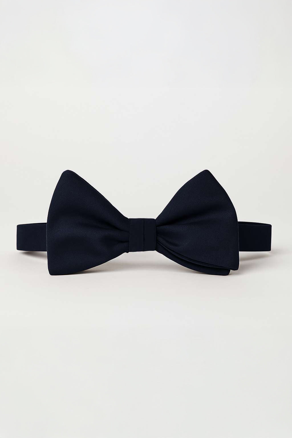 TOPTIE Papillon Unisex con gancio, Cravatta a Fiocco Western in Raso Nero, Fiocco Papillon già annodato e regolabile