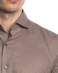 CAMICIA 100% LINO TINTA UNITA