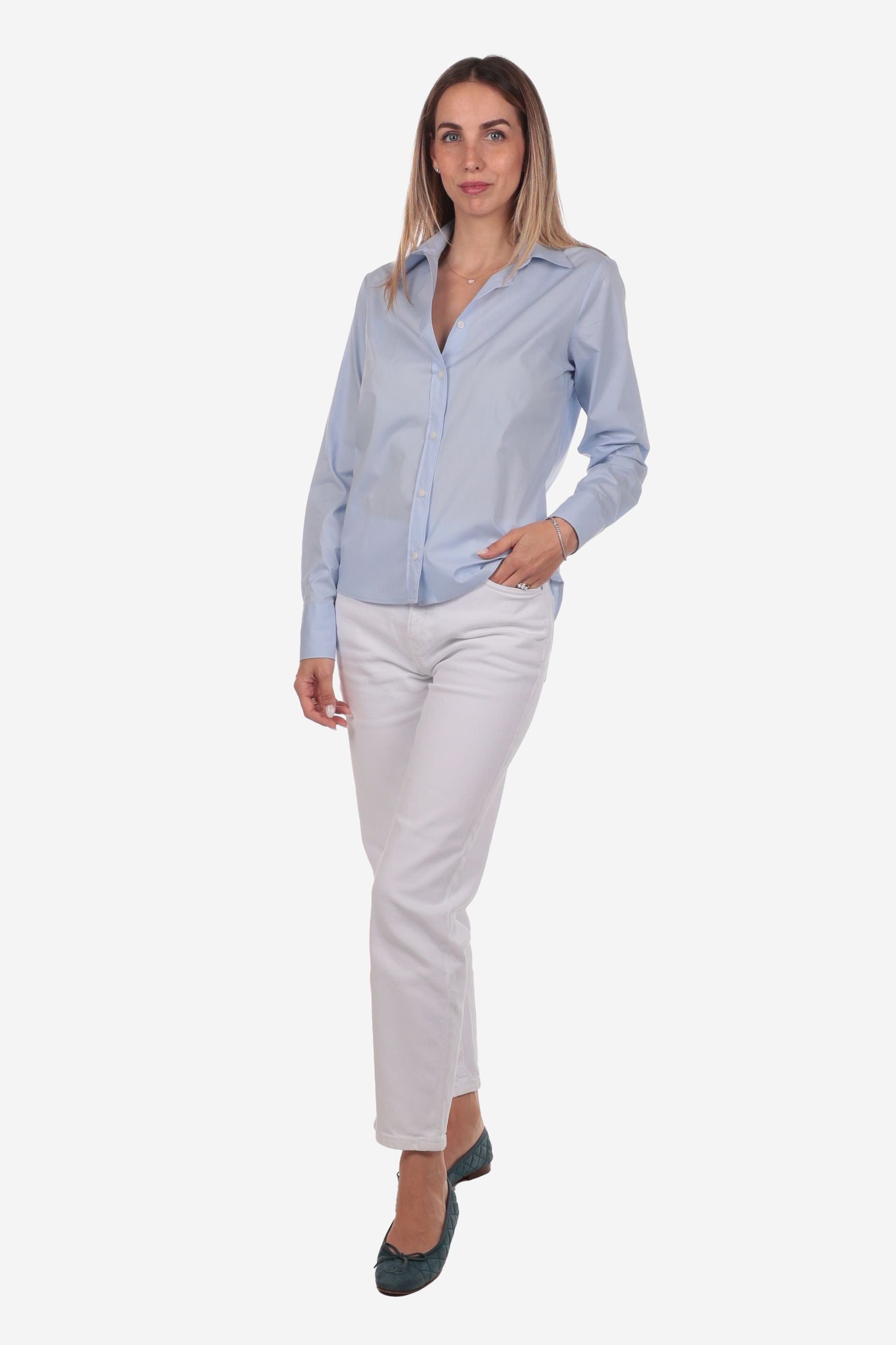 CAMICIA 100% COTONE POP SATURNO DONNA