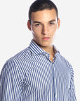 CAMICIA 100% COTONE RIGA EXTRA LARGA
