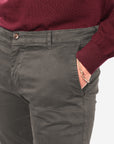 PANTALONE IN RASO DI COTONE CALDO