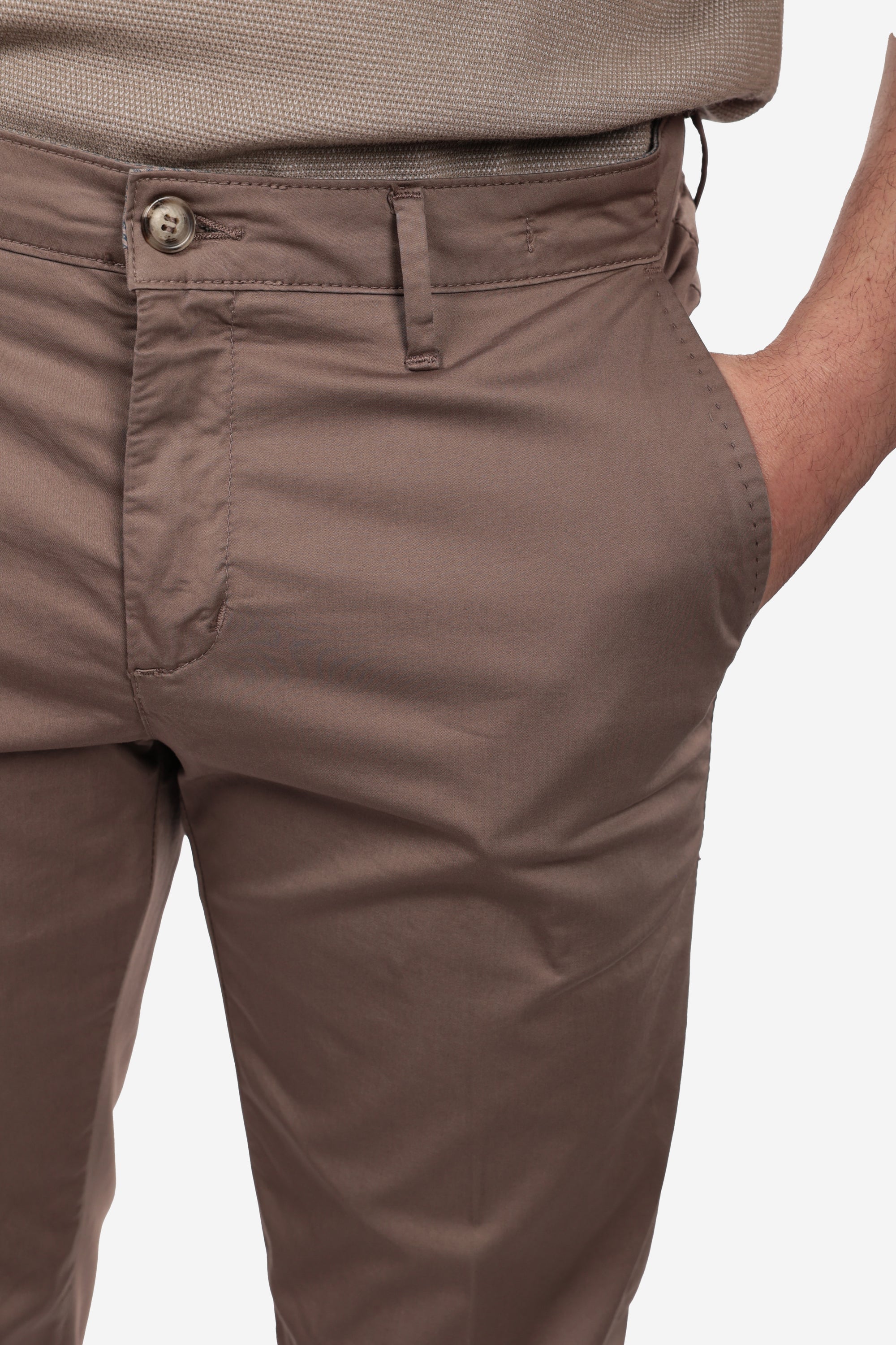 PANTALONE IN RASO DI COTONE