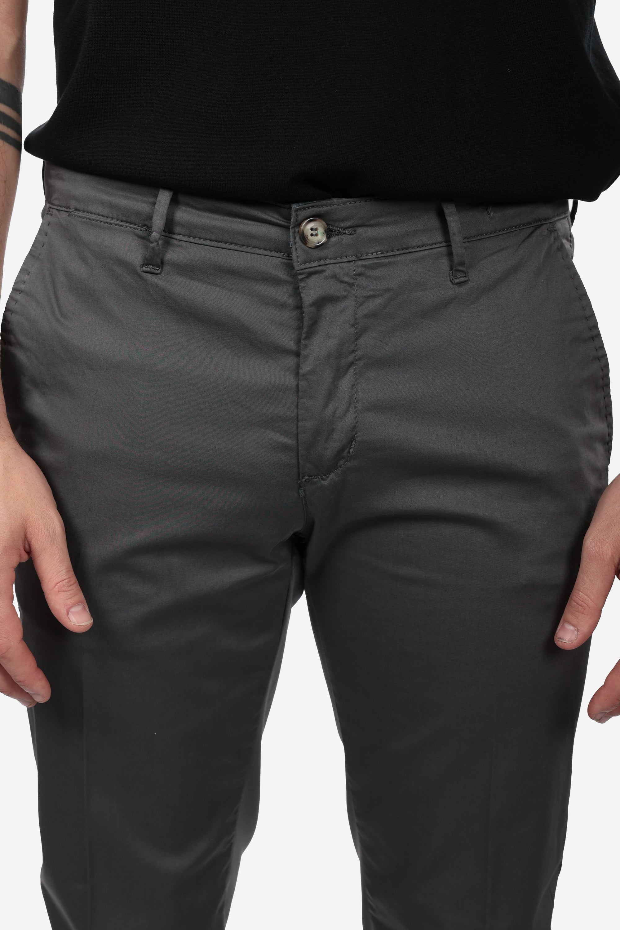 PANTALONE IN RASO DI COTONE