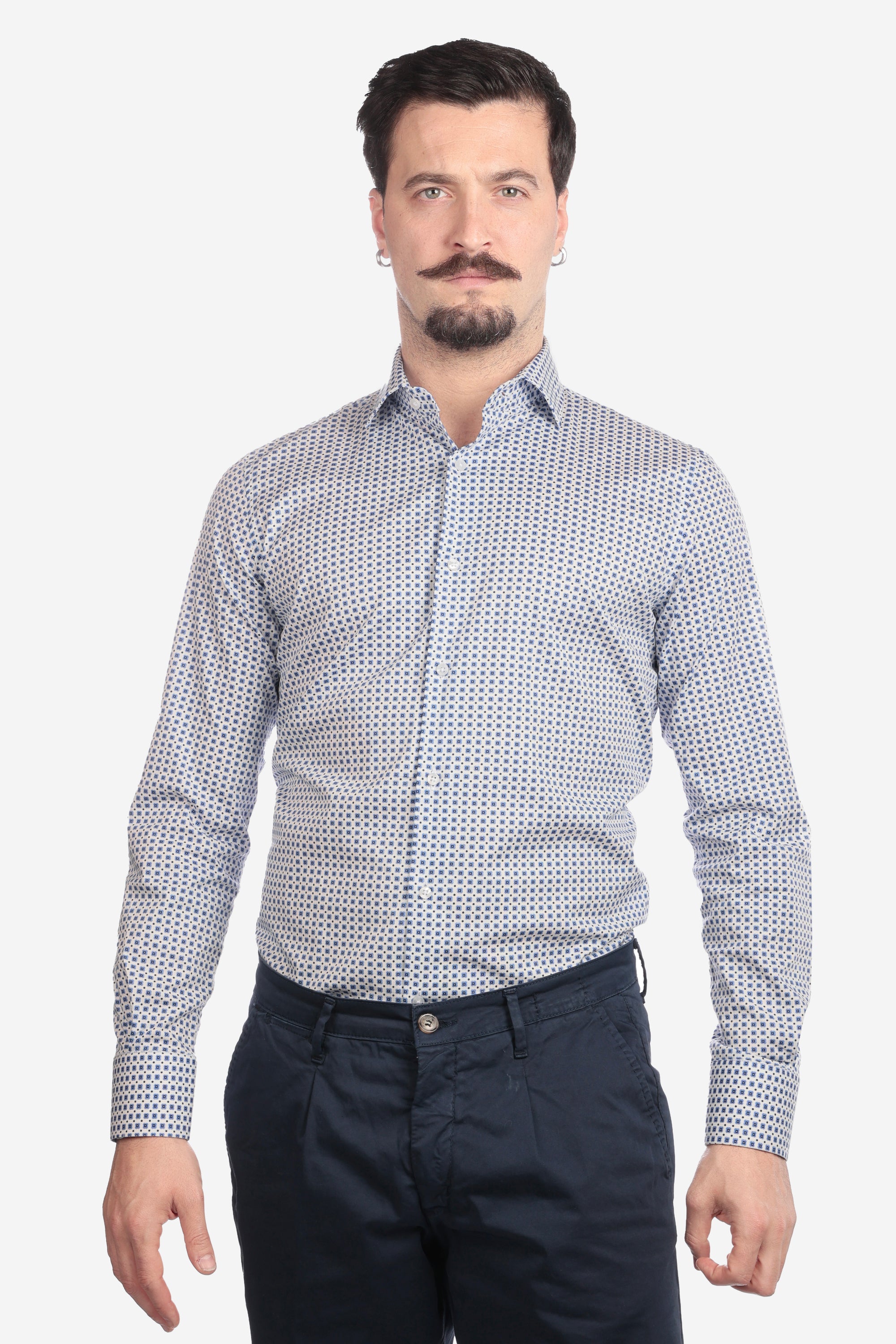 CAMICIA FANTASIA FIORI-POIS
