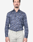 CAMICIA 100% COTONE FACILE STIRO CON FANTASIA FORME