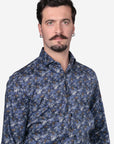 CAMICIA 100% COTONE FACILE STIRO CON FANTASIA FORME
