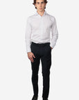 FRESCO PANTALONE CLASSICO DA ABITO BLU