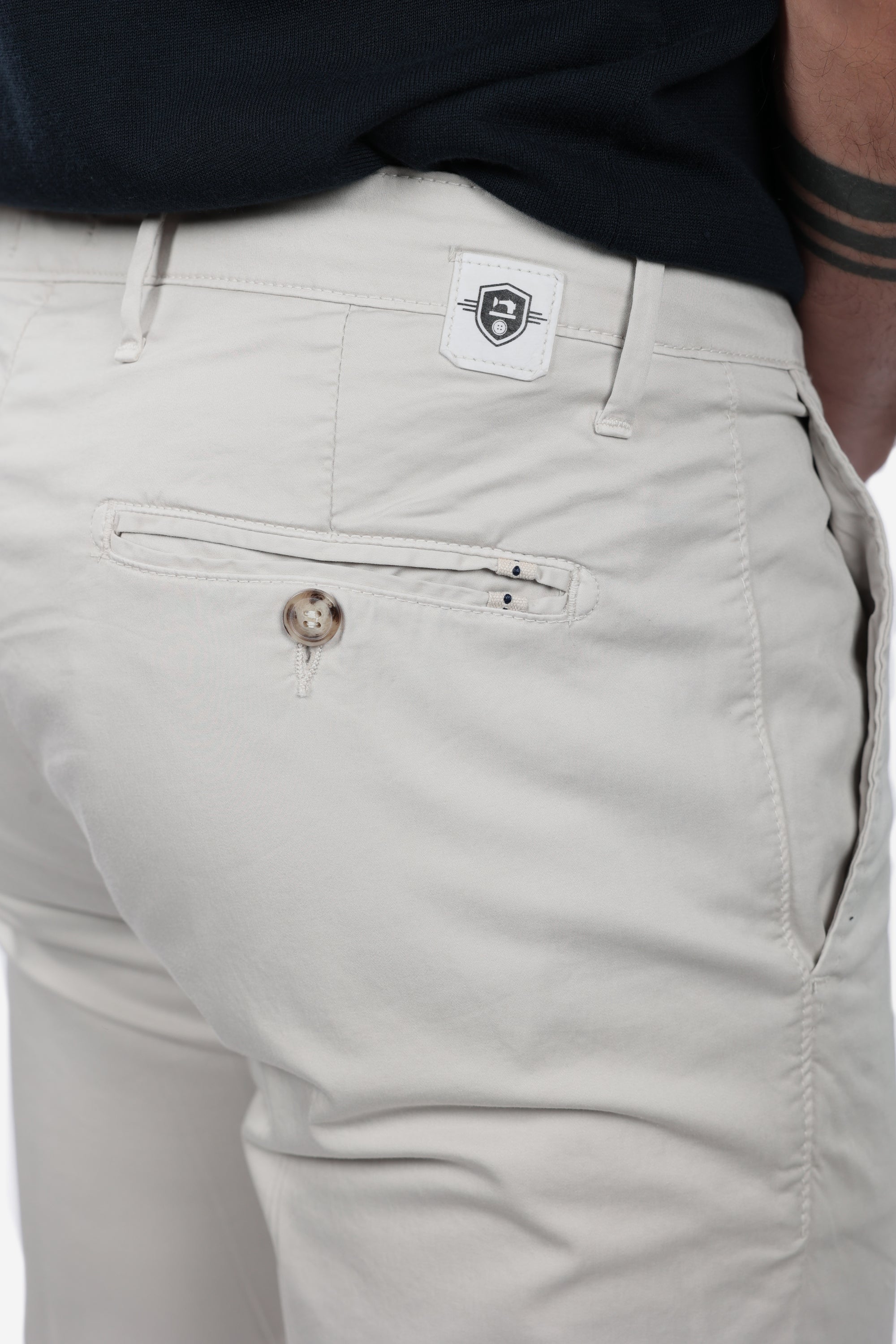 PANTALONE IN RASO DI COTONE
