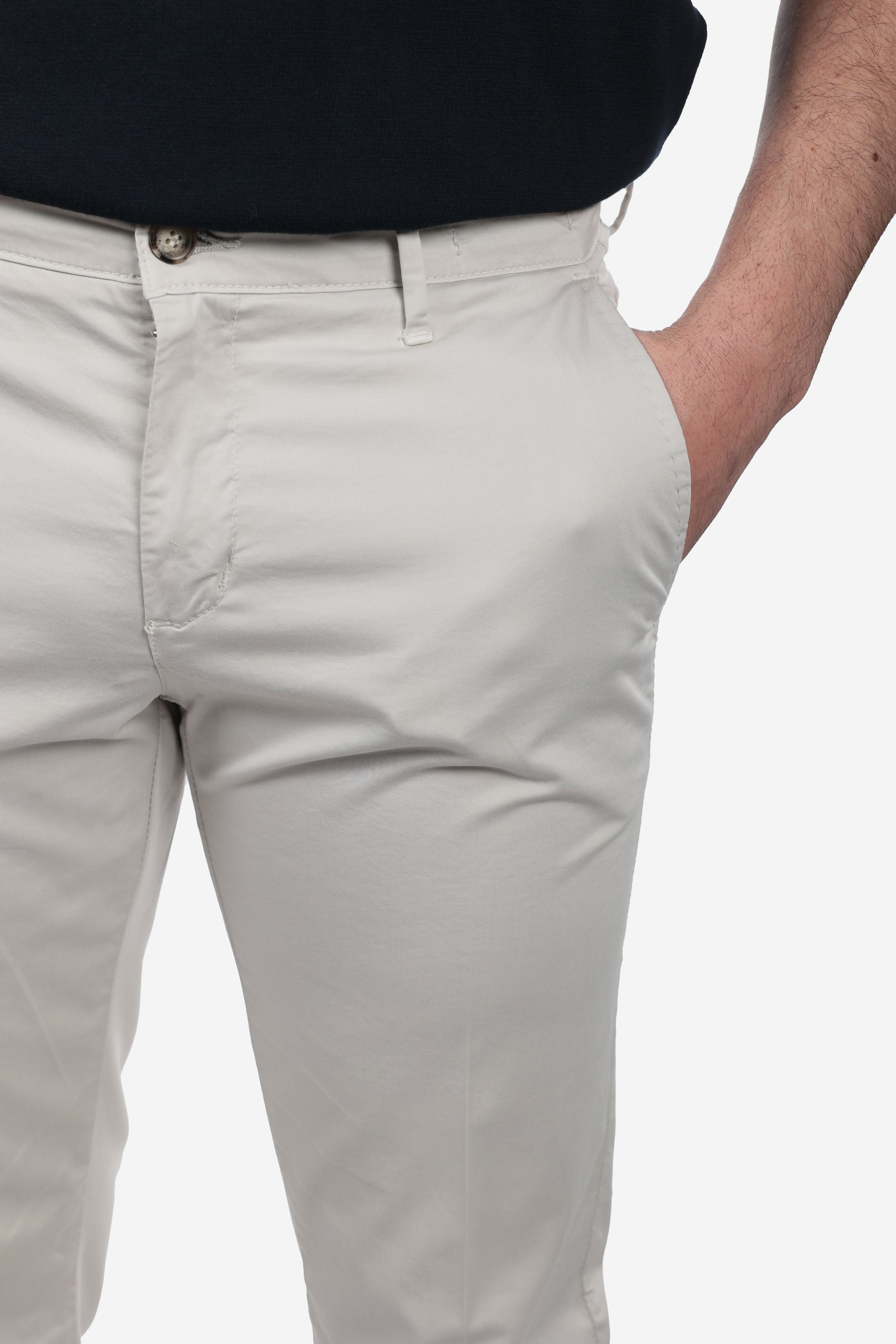 PANTALONE IN RASO DI COTONE