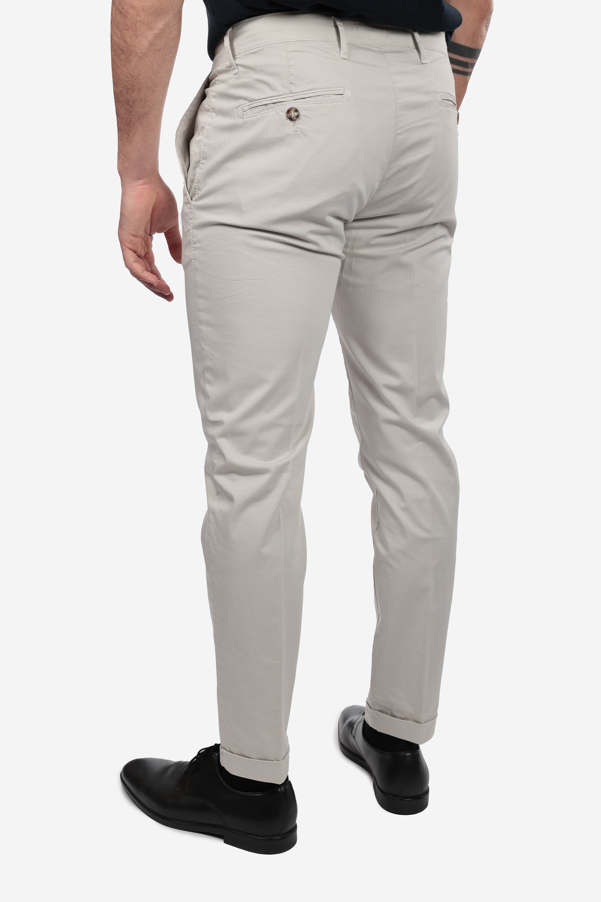 PANTALONE IN RASO DI COTONE