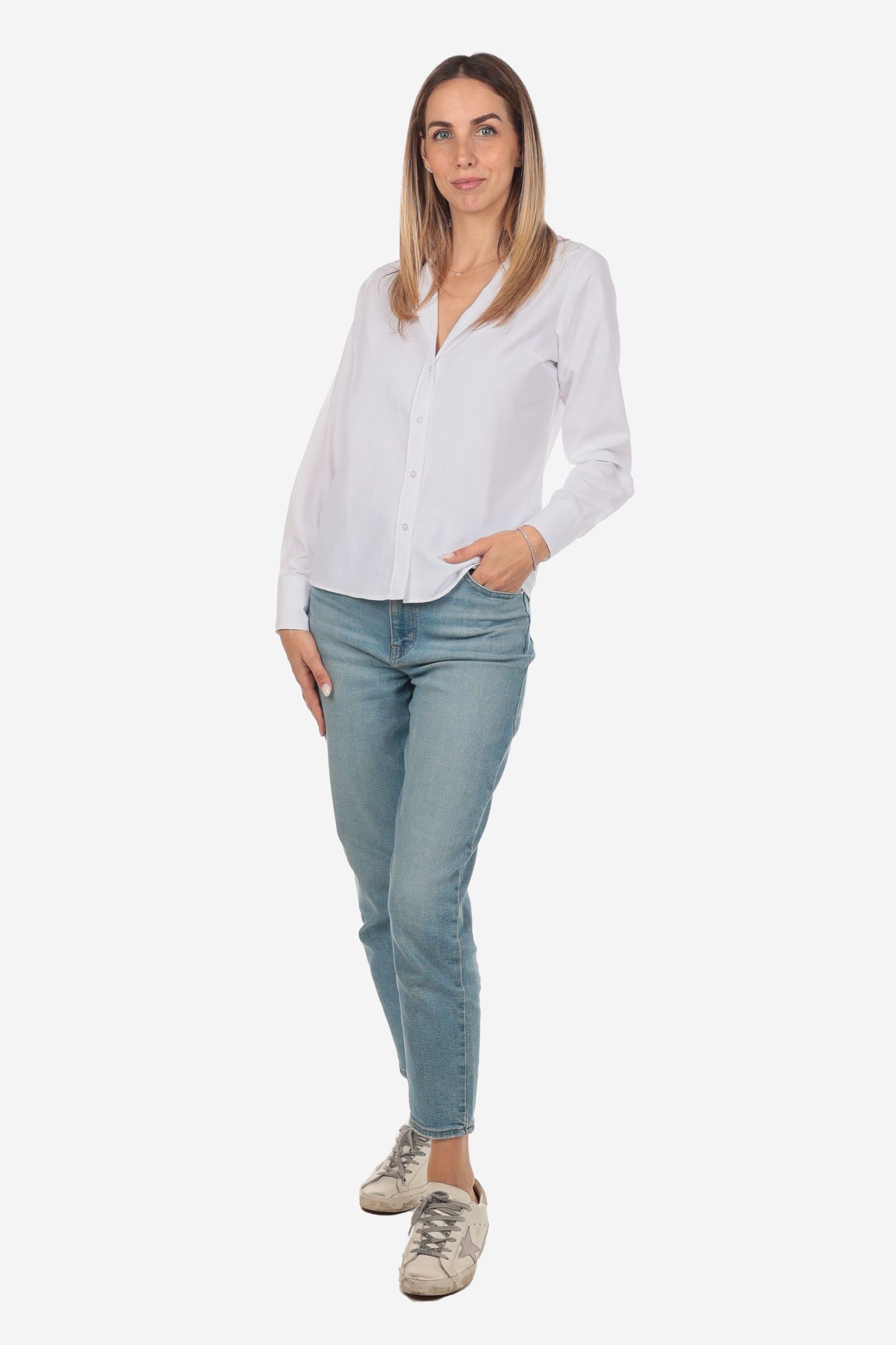 CAMICIA 100% COTONE POP SATURNO DONNA