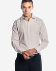 CAMICIA 100% COTONE RIGA EXTRA LARGA