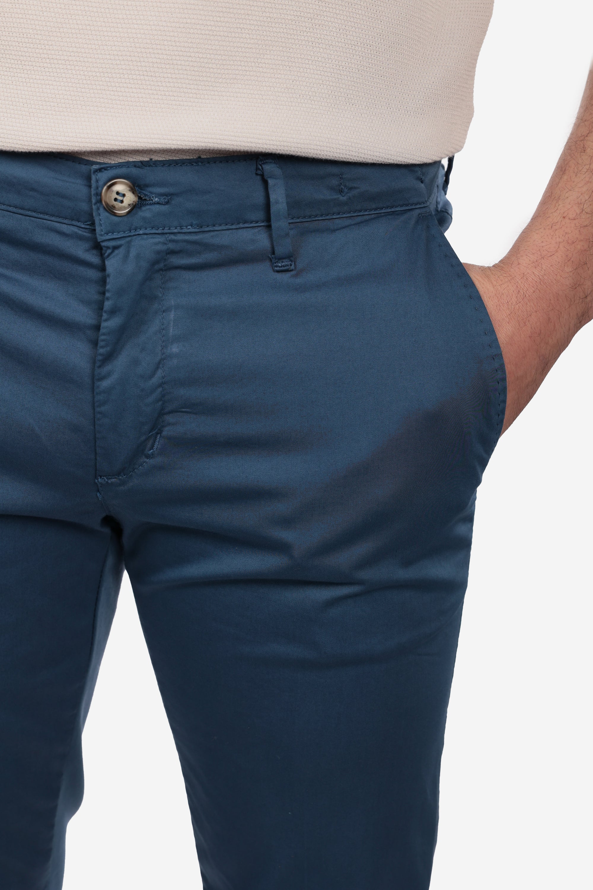 PANTALONE IN RASO DI COTONE