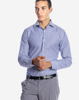 CAMICIA 100% COTONE RIGA EXTRA LARGA