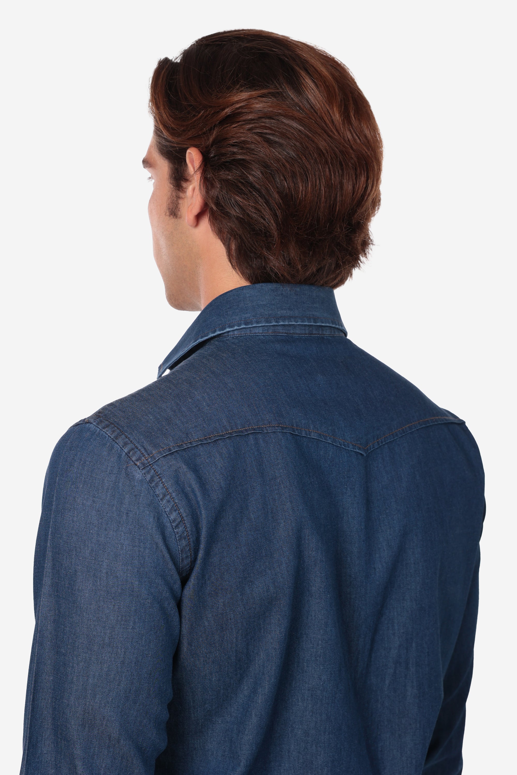 CAMICIA MORBIDA IN DENIM