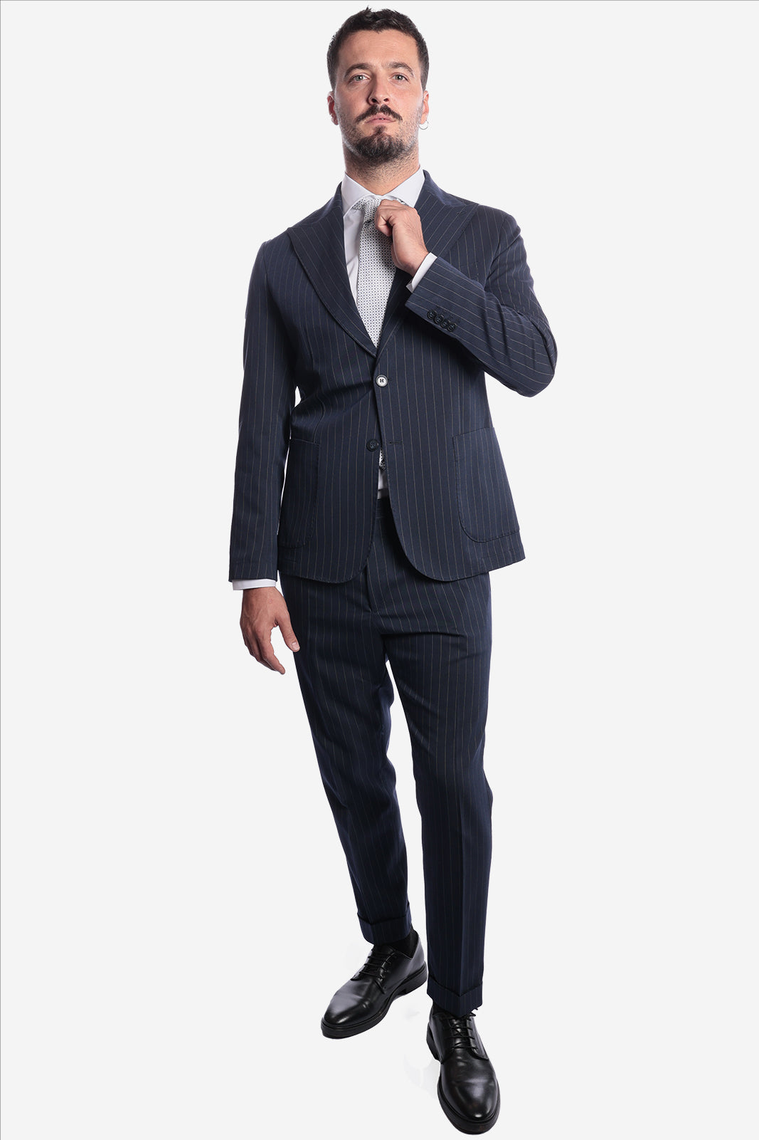 SINGLE BREASTED PINSTRIPE JACKET